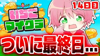 【 #いちごマイクラ 】これが最後の配信！サーバー終了まであと3時間、全力で楽しむぞ！！✨【14日目】【STPR／KnightX】【てるとく