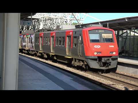 Suburban and Long Course Trains Stopping and Through, Rush Hour