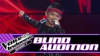 Moses - Welcome To The Jungle  | Blind Auditions | The Voice Kids Indonesia Season 3 GTV 2018