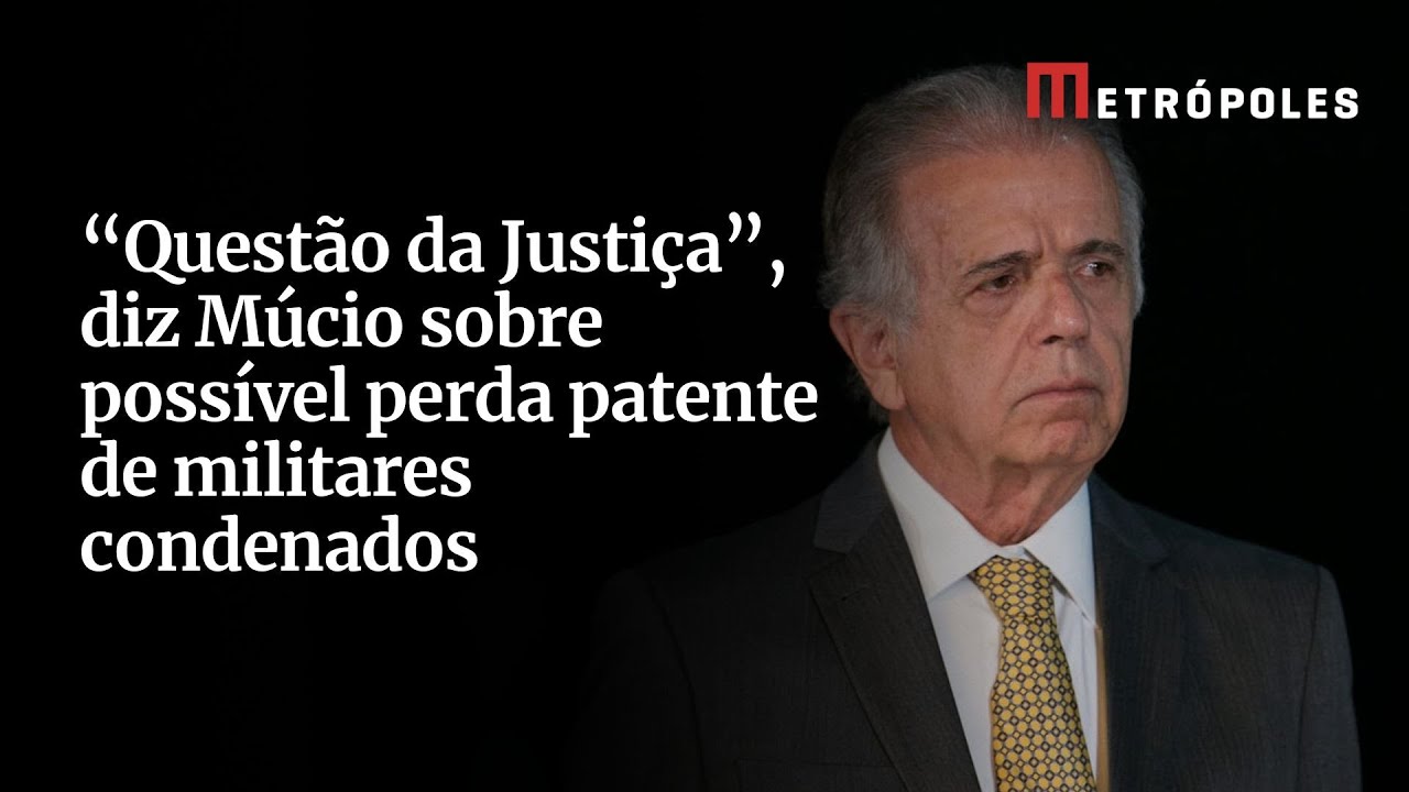 “Questão da Justiça”, diz Múcio sobre possível perda patente de militares condenados