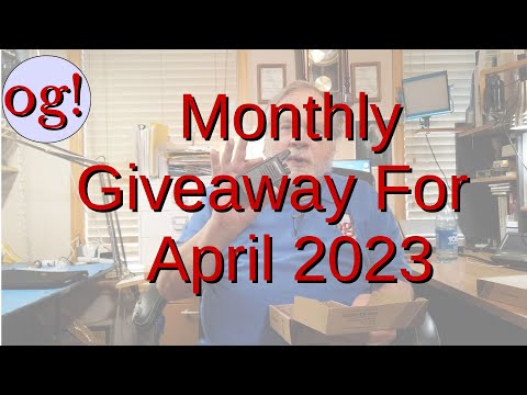 Monthly Giveaway For April 2023