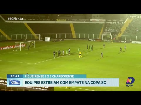 Esporte - Figueirense e Chapecoense iniciam a Copa SC em 2 a 2