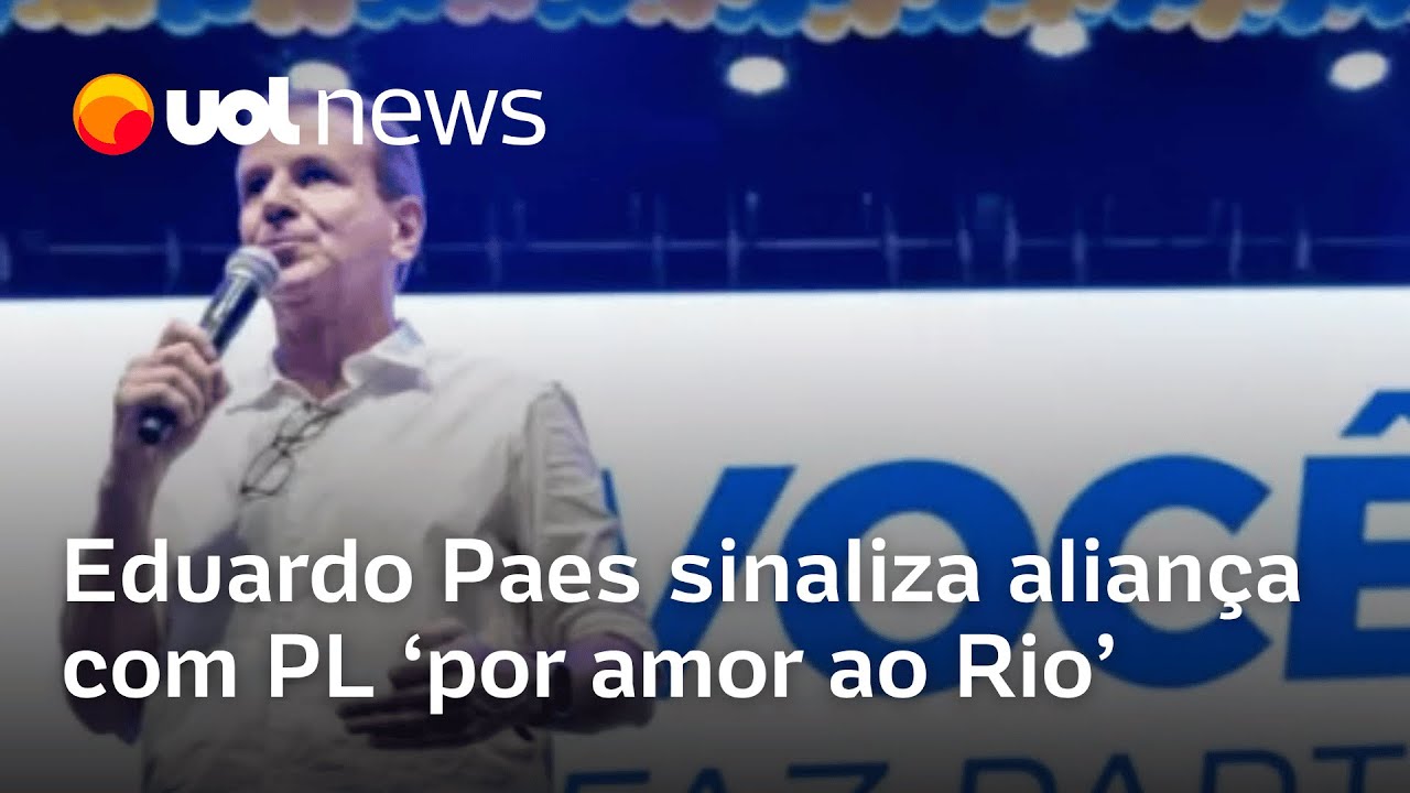 Eduardo Paes sinaliza aliança com PL ‘por amor ao Rio’; veja fala completa
