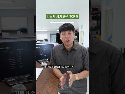 현대, 기아는 탑5 순위권 밖…토요타 보다 더 큰 시총 공룡의 놀라운 질주