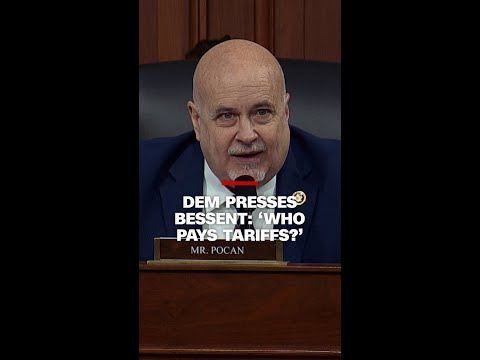 Dem presses Bessent: “Who pays tariffs?”