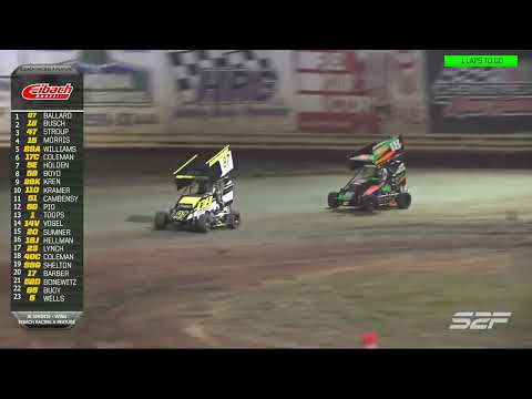 9.6 KKM Challenge Prelim Night 2 POWRi Jr.Sprint | Highlights - dirt track racing video image