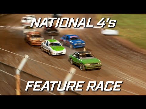 National 4's: A-Main - Kingaroy Speedway - 24.04.2022 - dirt track racing video image