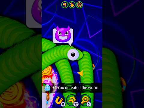#wormszone #shortshindi #cacingbesar #animal #trending #gaming #games