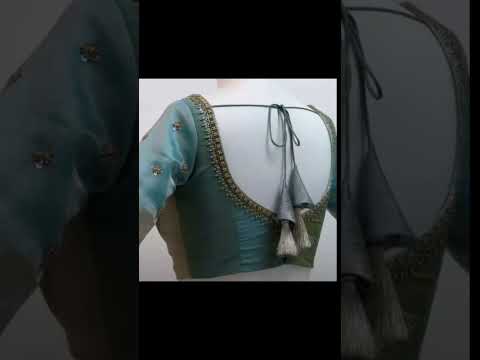 trending🔥🔥 stylish letast bluose design#trending #fashion #blouse design