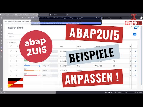 ABAP2UI5 Beispiele – installieren von GitHub – adaptieren für eigene Anwendungen [deutsch]