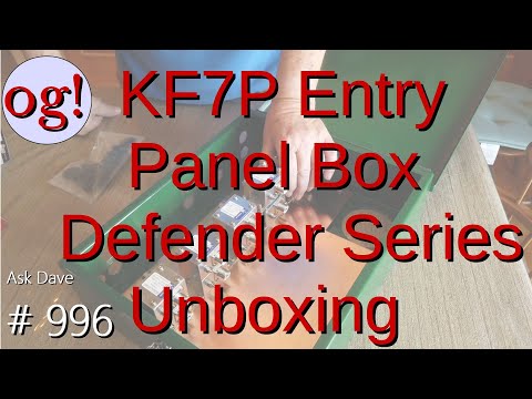 KF7P Entry Panel Box Defender Series Unboxing (#996)