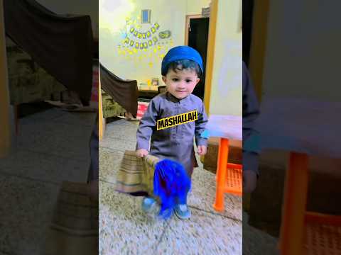 Chote bhai ne bhi namaz pari😍 #shorts #shortvideo #namaz #youtubeshorts #shaheerjutt