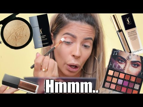 FULL FACE OF FIRST IMPRESSIONS MAKEUP TUTORIAL | HUDA desert Dusk Palette & MORE! - UCKMugoa0uHpjUuq14yOpagw