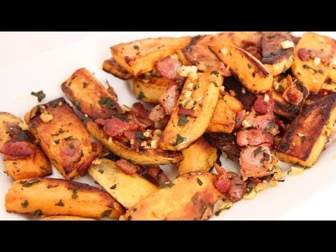 Skillet Roasted Sweet Potatoes Recipe - Laura Vitale - Laura in the Kitchen Episode 662 - UCNbngWUqL2eqRw12yAwcICg