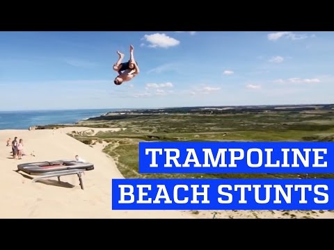 Trampoline stunts at the Beach! | People are Awesome - UCIJ0lLcABPdYGp7pRMGccAQ