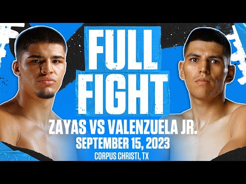 Xander Zayas Stops Roberto Valenzuela Jr. | FULL FIGHT | SEPT 15, 2023