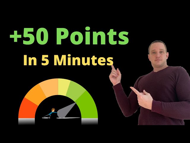 How Can I Raise My Credit Score 50 Points Fast?