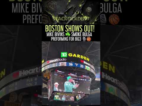 Boston artists at the td garden ☘️🔥 #boston #bostonhiphop #shorts