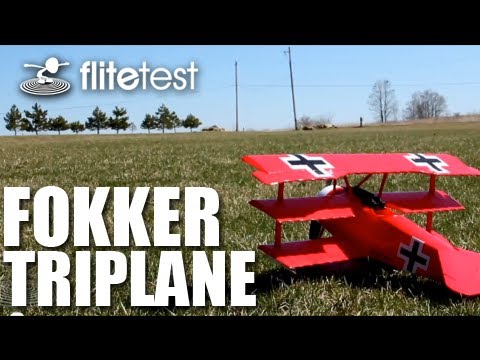 Flite Test - Fokker Triplane - REVIEW - UC9zTuyWffK9ckEz1216noAw