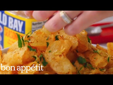 Easy Potato Chip Upgrade (Old Bay & Lemon Aioli) | Bon Appétit