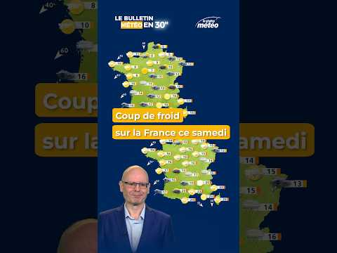 Coup de froid sur la France ce samedi