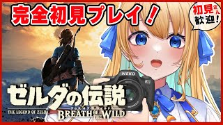 【ゼルダの伝説ブレス オブ ザ ワイルド】完全初見！ウツシエ探検に行ってきます！【ハーネル・グウテン/VTuber】