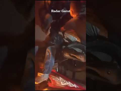 Seorang Pengendara Motor Menabrak Truk Berhenti