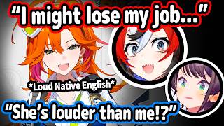 Subaru and Bae's Reaction To Kyoko's Fluent English and Loud Voice Is 