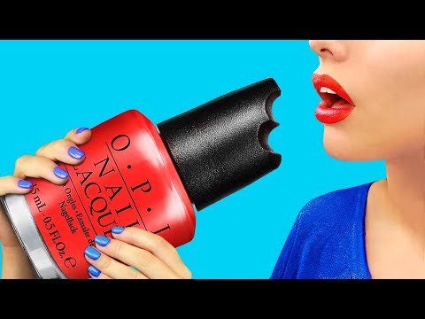 8 DIY Giant And Miniature Edible Makeup / Edible Pranks! - UCWwqHwqLSrdWMgp5DZG5Dzg