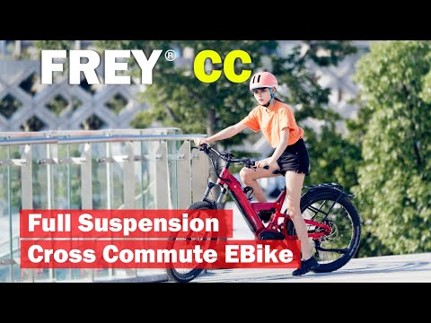 FREY BIKE CC:full suspension cross commute eBike  www.frey.bike