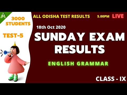 18th Oct|Sunday  Exam Results|Class-9|English Grammar|Aveti Learning