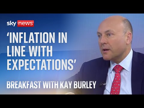 Inflation 'in line with expectations', Treasury minister says