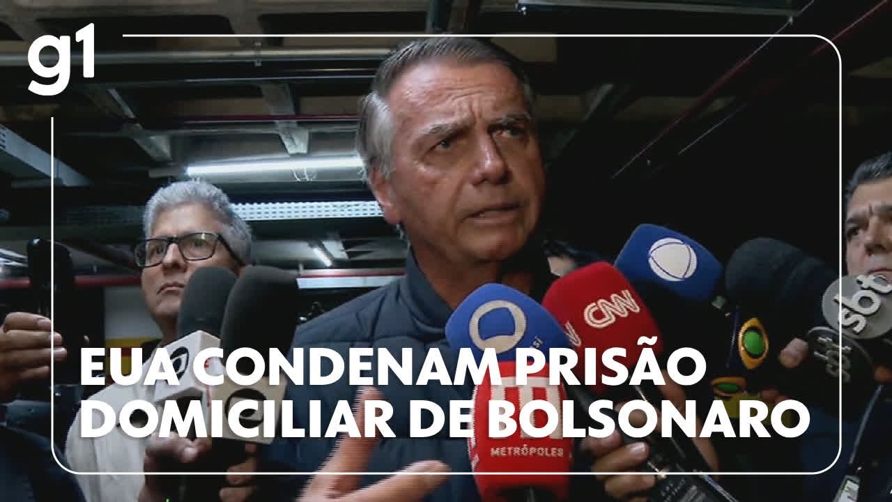 Departamento de Estado americano reage à prisão domiciliar de Bolsonaro
