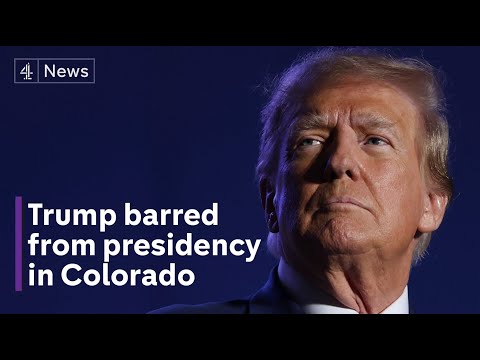 Donald Trump banned from standing for President in Colorado