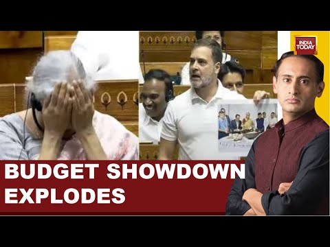 News Track With Rahul Kanwal Live: Budget Showdown Explodes |  The Naukrinomivs Of Budget |Live News
