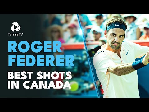 Roger Federer: Best Ever Shots In Canada!