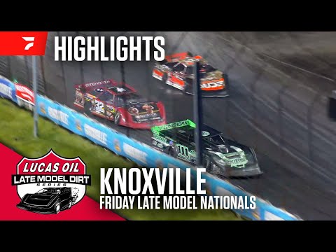 Night #2 Highlights | 2024 Lucas Oil Late Model Nationals Friday at Knoxville Raceway - dirt track racing video image