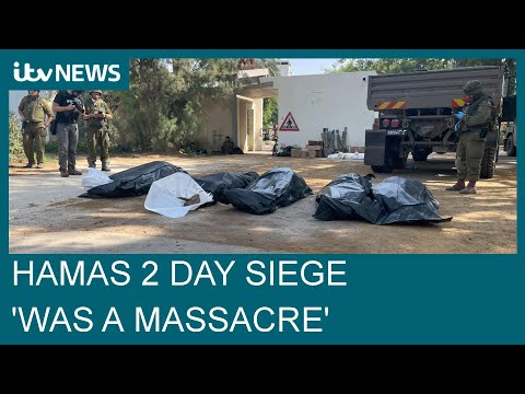 ITV News witnesses 'unimaginable horror' in Israeli village held by Hamas for 48 hours | ITV News