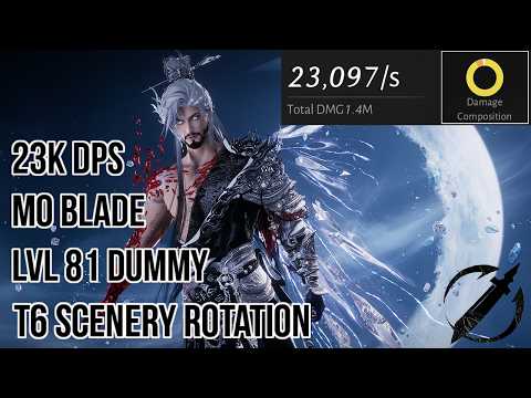 T6 Scenery Mo Blade | 23k DPS | LVL 81 Dummy Parse | Where Winds Meet