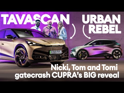 CUPRA Tavascan + UrbanRebel FIRST LOOK: team Electrifying delivers its verdict | Electrifying