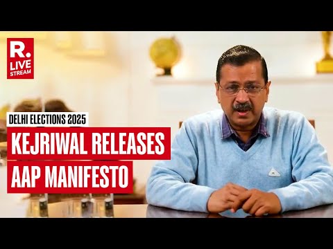 LIVE: Arvind Kejriwal Releases Aam Aadmi Party Manifesto | Delhi Elections 2025 | Republic TV