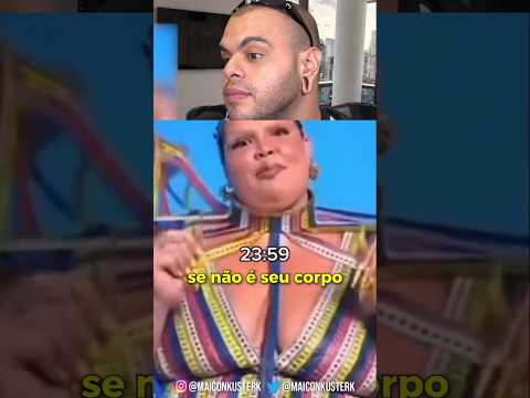 a thais carla sendo pega na hipocrisia