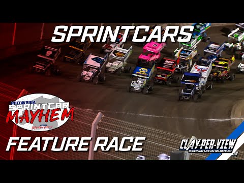 Sprintcars | Midweek Mayhem - Perth - 12th Feb 2025 | Clay-Per-View - dirt track racing video image