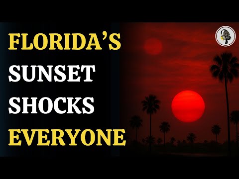 Florida’s Red Sun Baffles Everyone But There’s a Catch  | WION Podcast