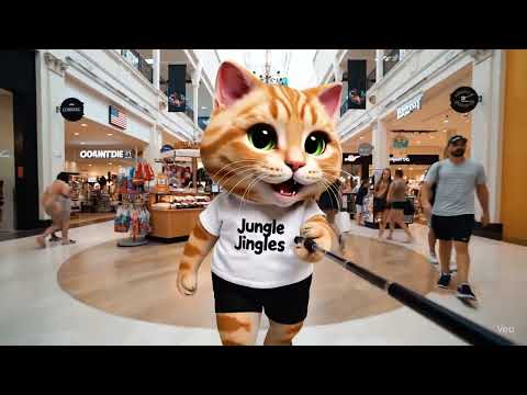 Orange Cat Is At Mall | Cat Vlogging | Shopping at Mall #cat #catvlog #catanimation #cutecat