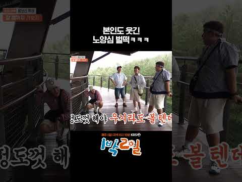 본인도 웃긴 노양심 벌떡ㅋㅋㅋ #1박2일 #shorts