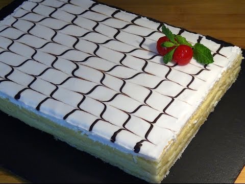 Receta Tarta o pastel milhojas Napoleón - Recetas de cocina, paso a paso, tutorial - UC5ONfXPjWgqElh0NZaRJ1tg