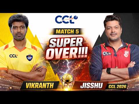 Vels Chennai Kings vs Bengal Tigers | Match 5 Super Over Highlights | CCL 2026