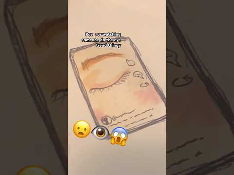 eye trend things (omg all of yalls eyes are so pretty) #eyes #eyetrend #shorts #pov #art #artist