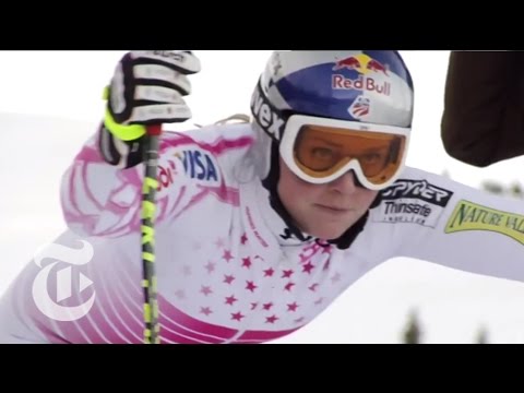 Skiing Downhill With Lindsey Vonn | The New York Times - UCqnbDFdCpuN8CMEg0VuEBqA